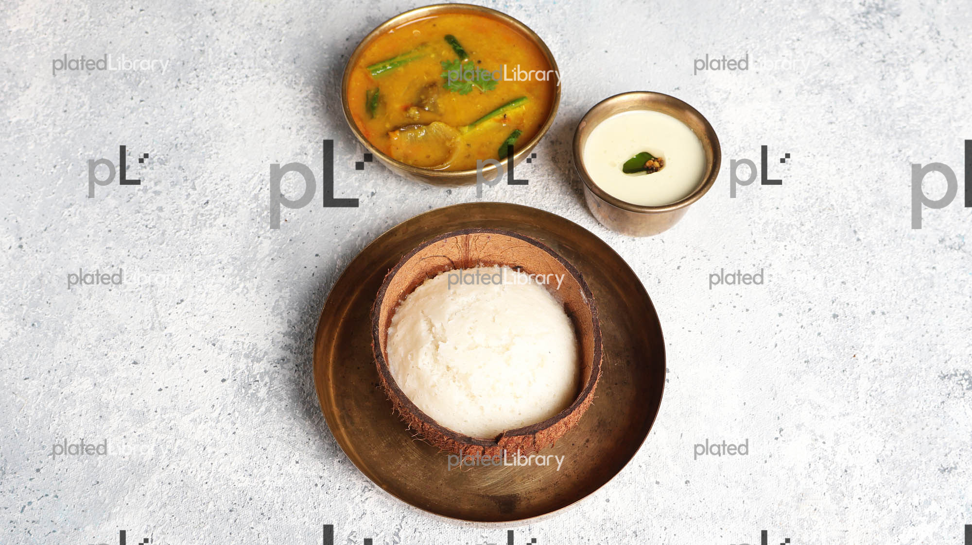 Coconut Shell Idli