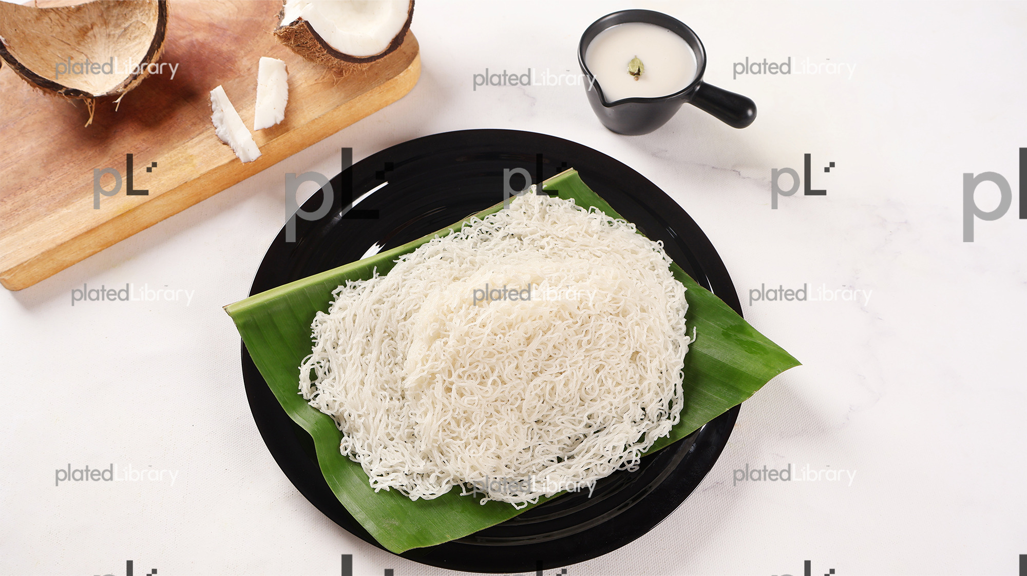 Idiyappam Coconut Milk