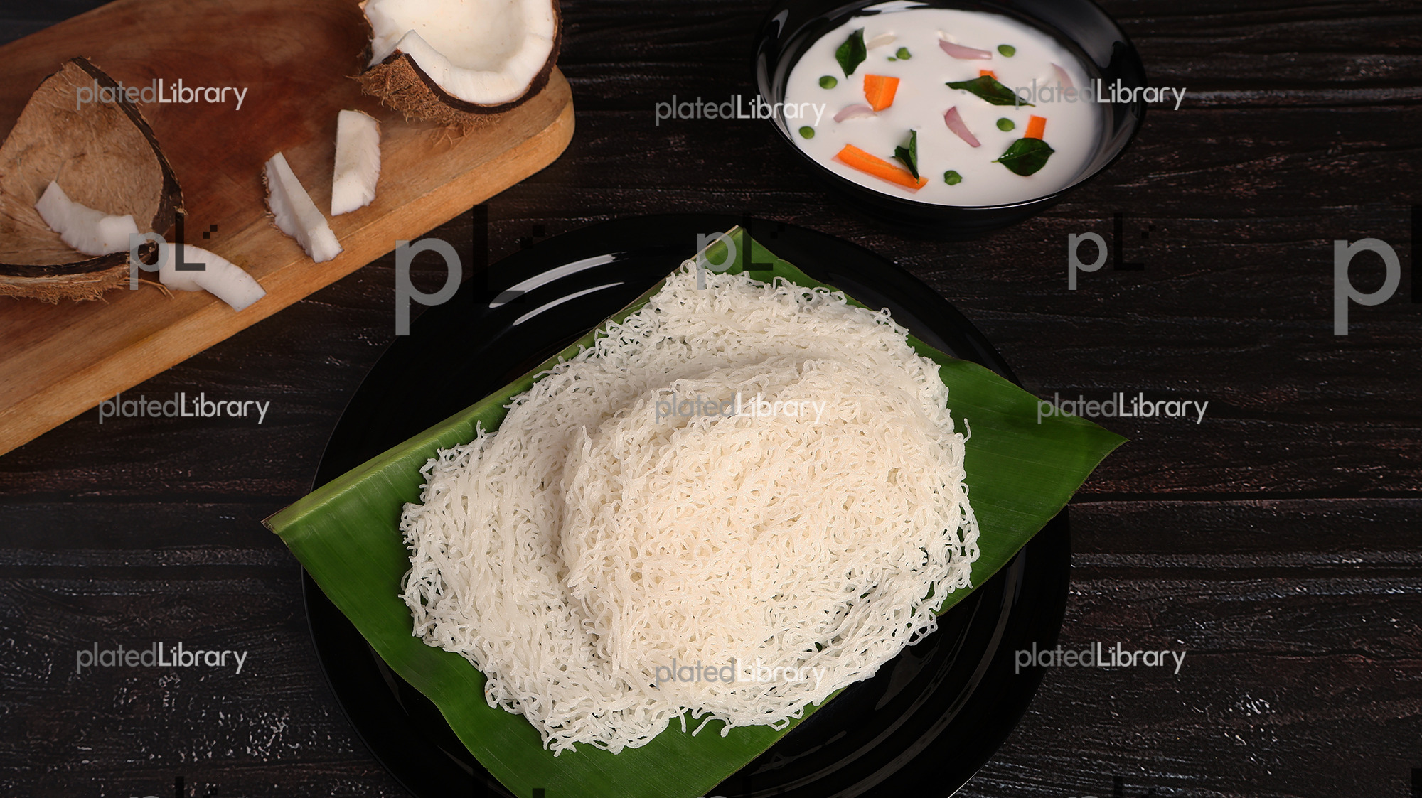 Idiyappam Coconut Milk