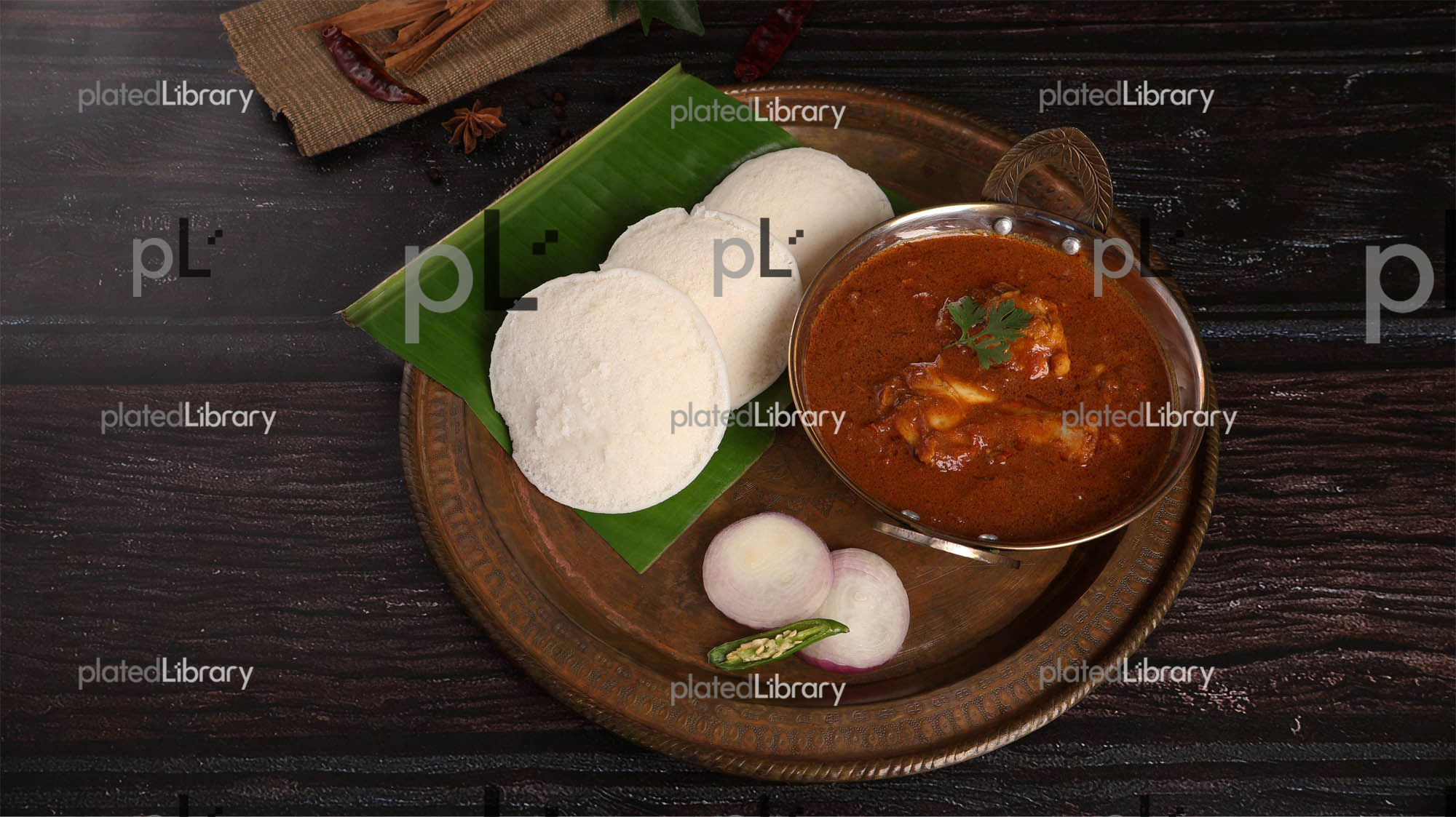 Idli Mutton Curry