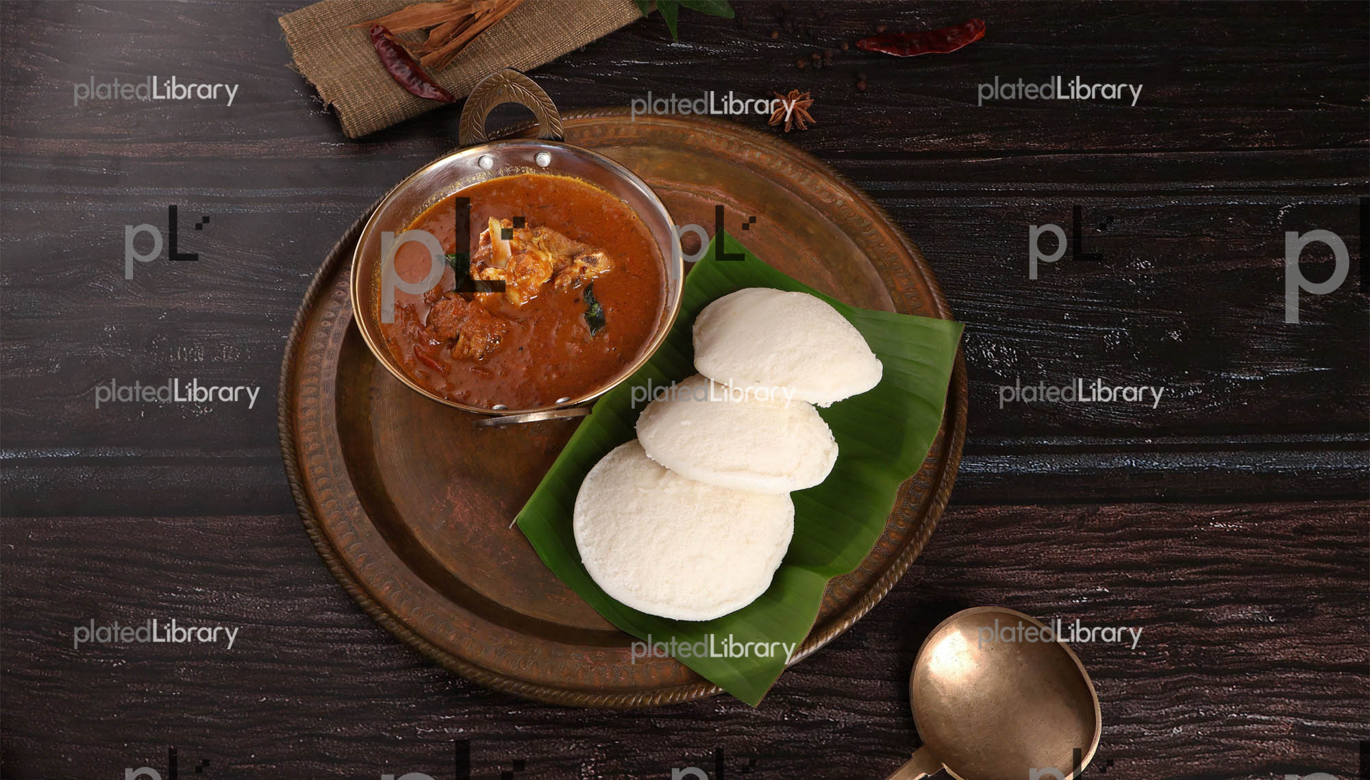 Idli Mutton Curry
