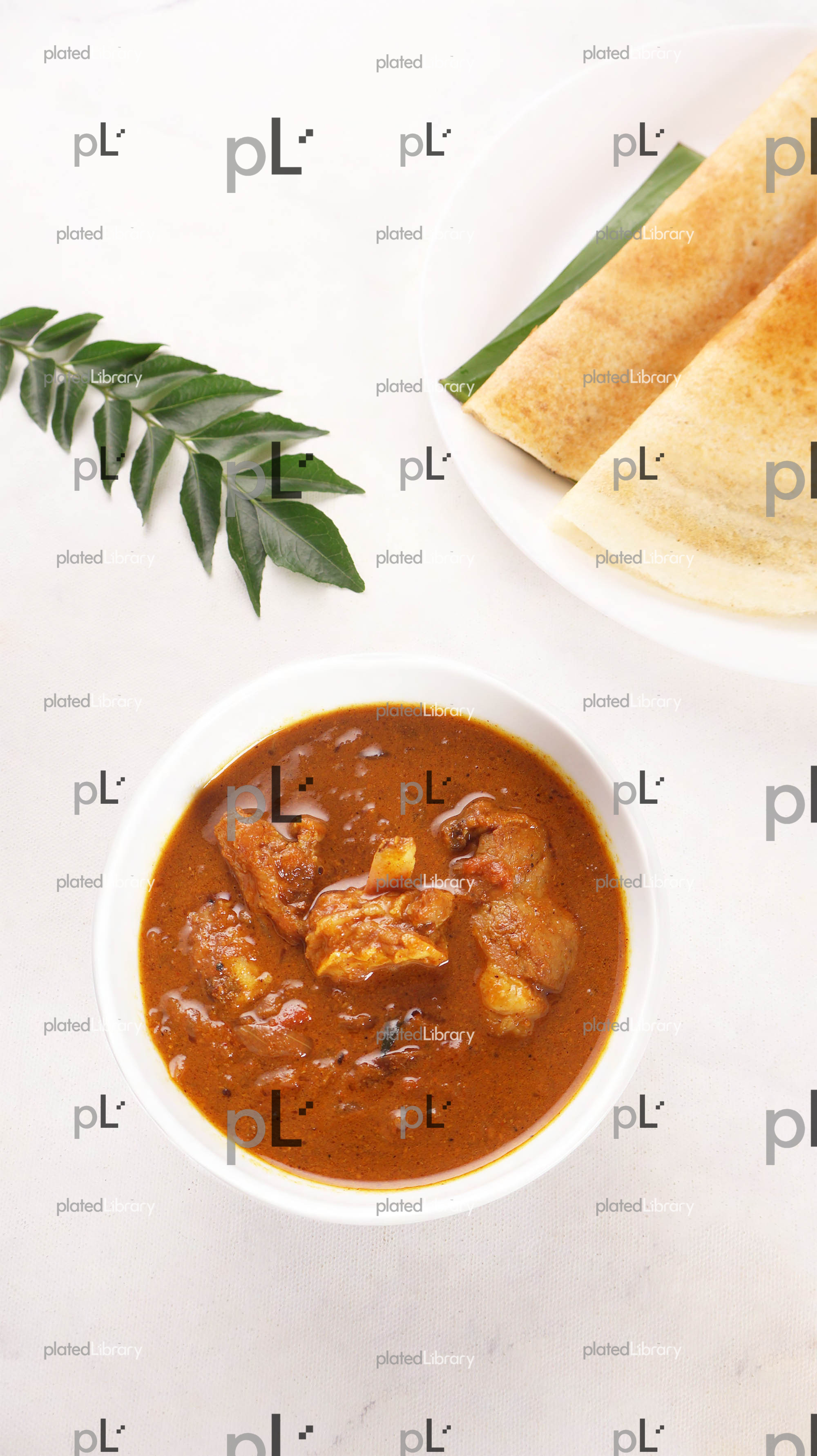 Dosa Chicken Curry